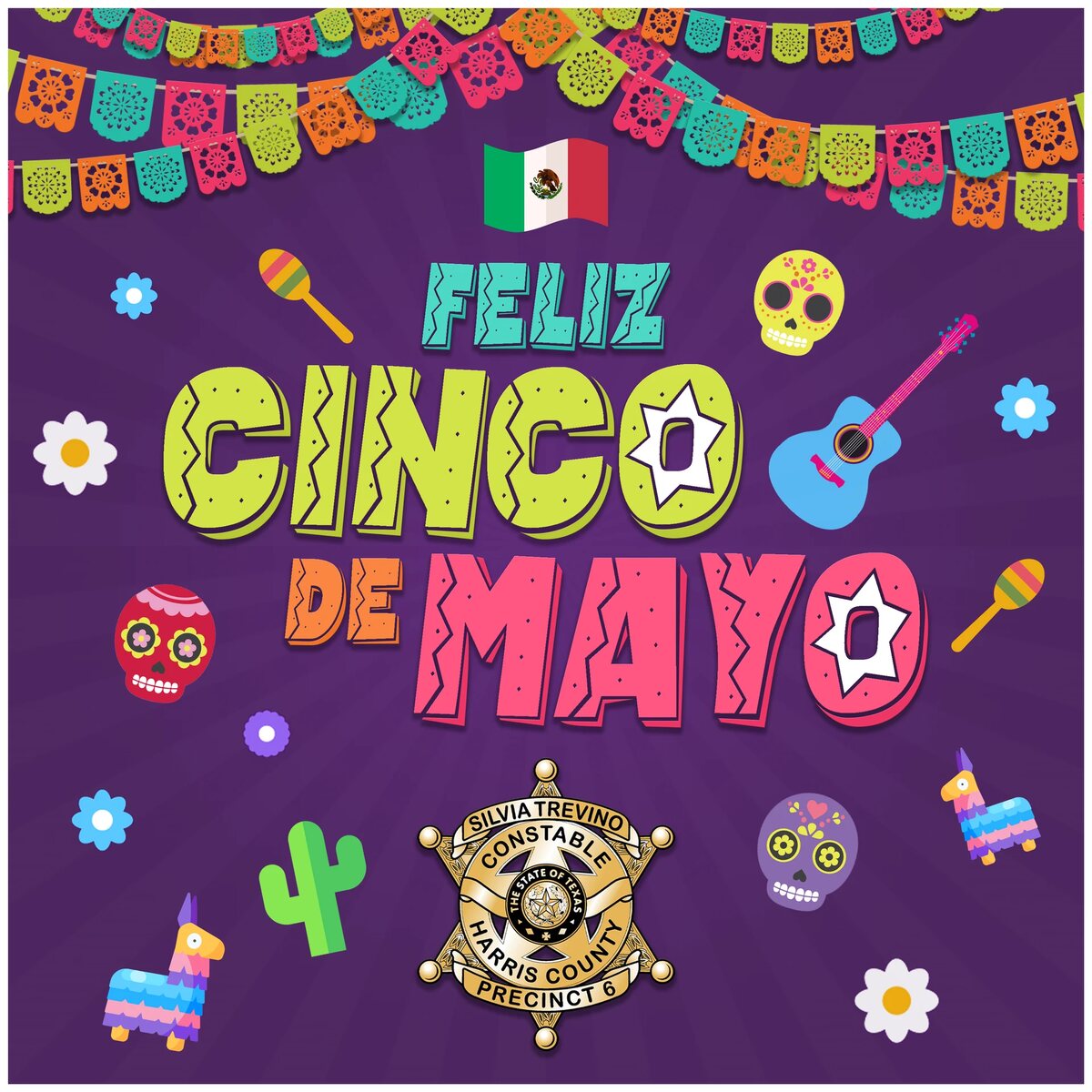Cinco de Mayo graphic for Constable Precinct 6