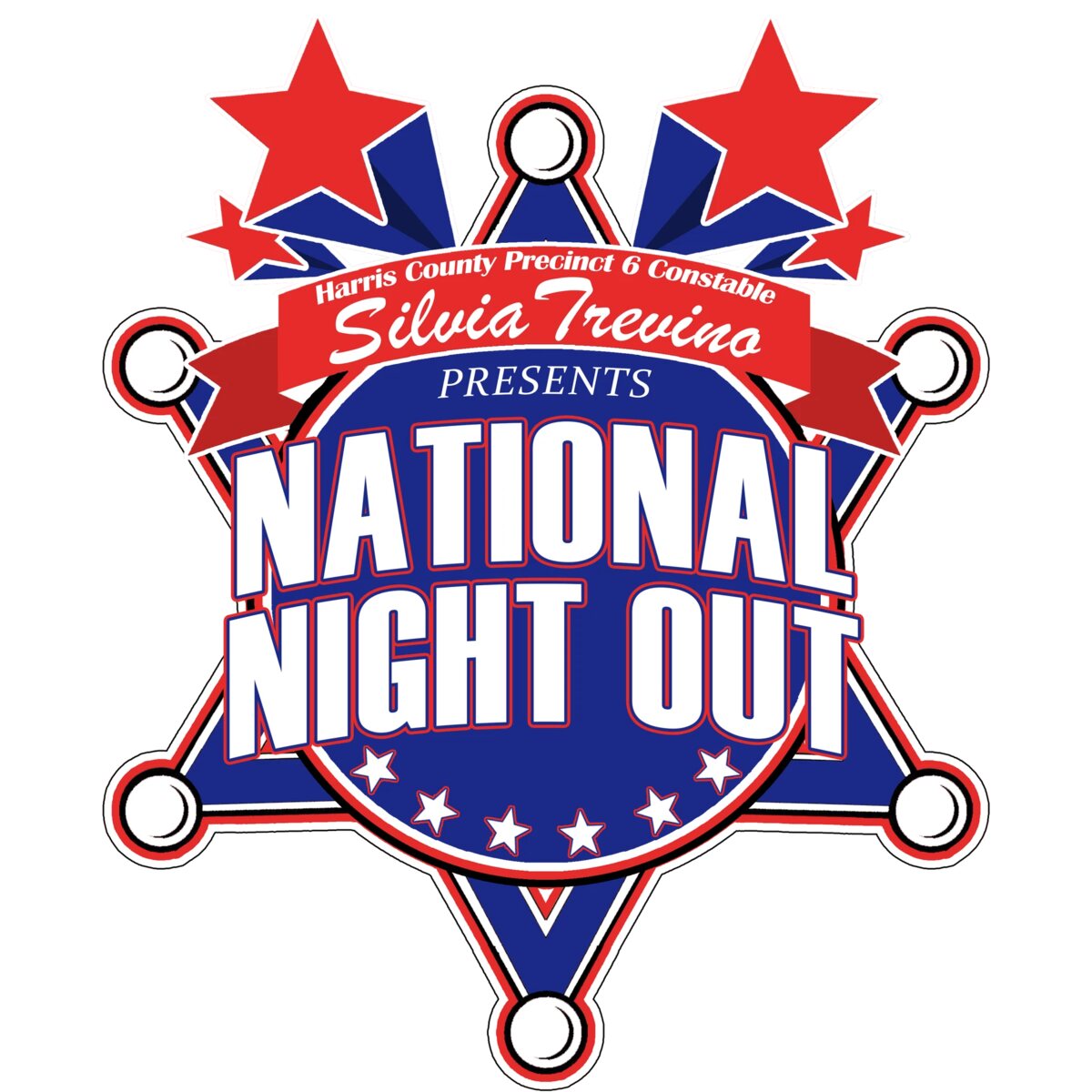 National Night Out logo graphic for Constable Precinct 6