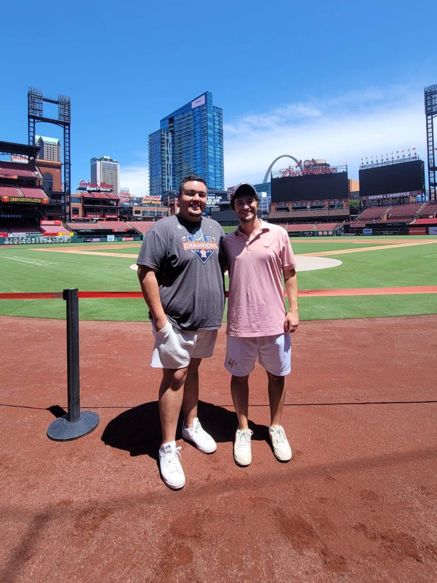 Aaron at Busch Stadium